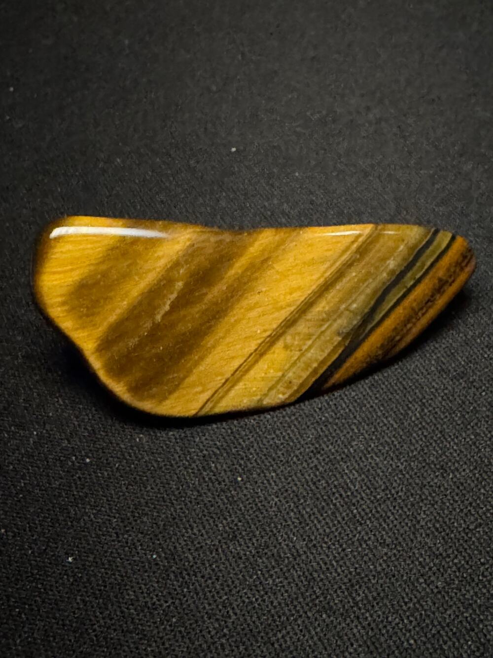 Vintage Handmade Agate Stone Tie Bar